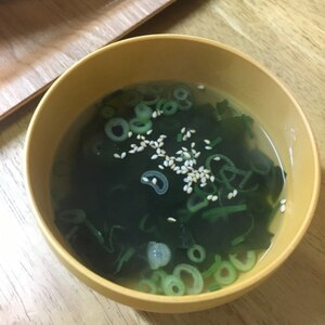 わかめのスープ